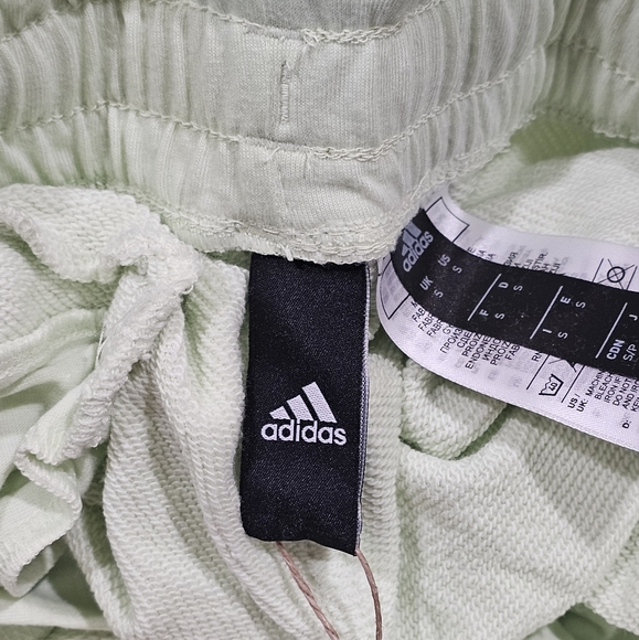 Adidas Essentials 3-Stripes Fleece Pants Size S NWT MSRP $50, in Mint Gree - Picture 7 of 11